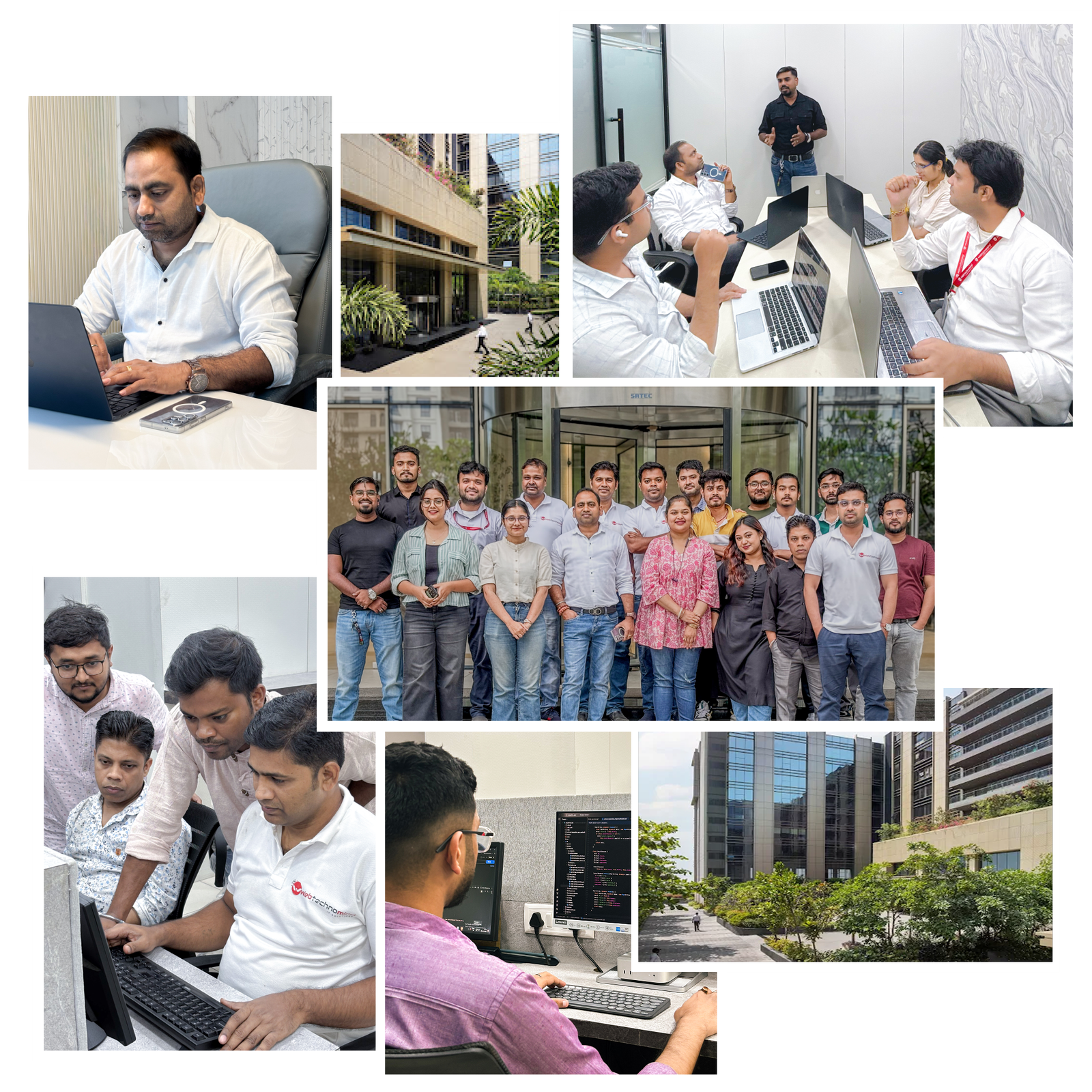 WebTechnoMind Team Collage